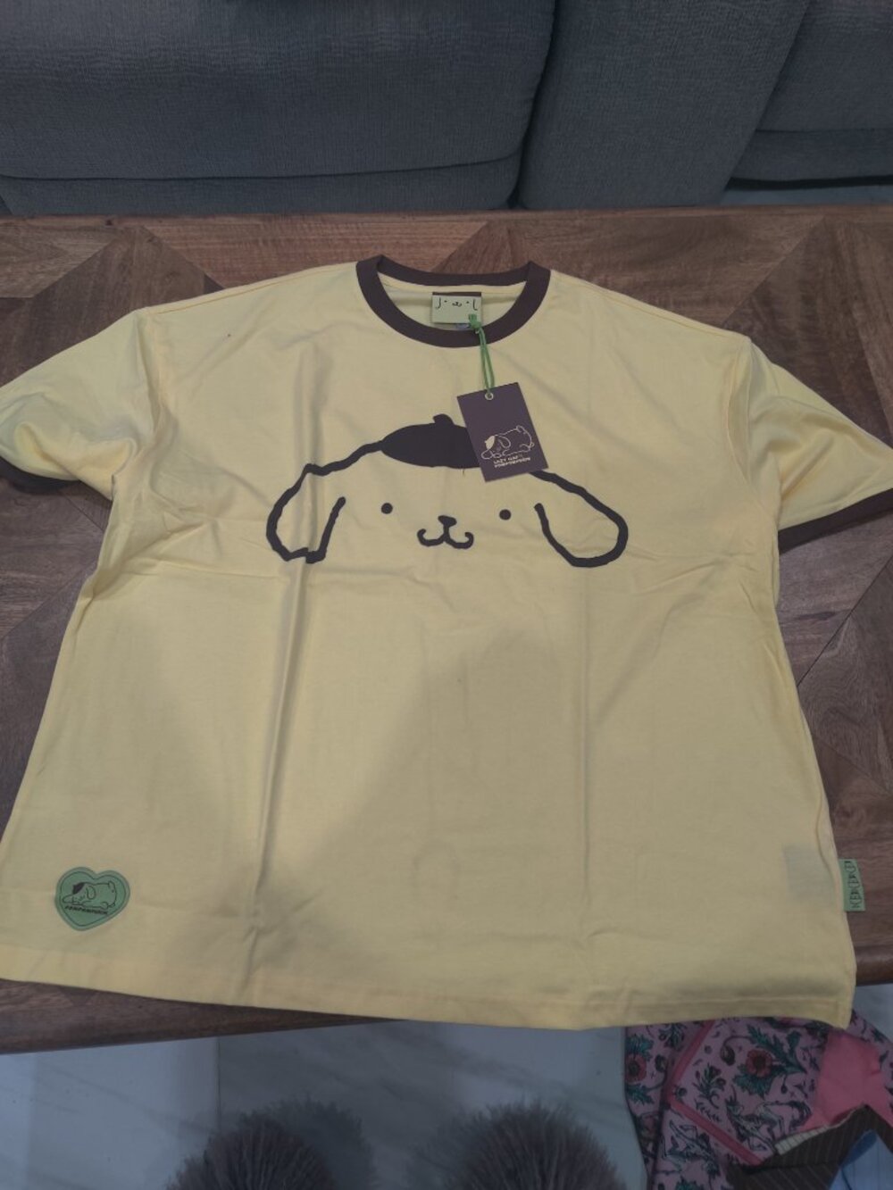 Lazy Oaf Pompompurin Face T-shirt size XXl New